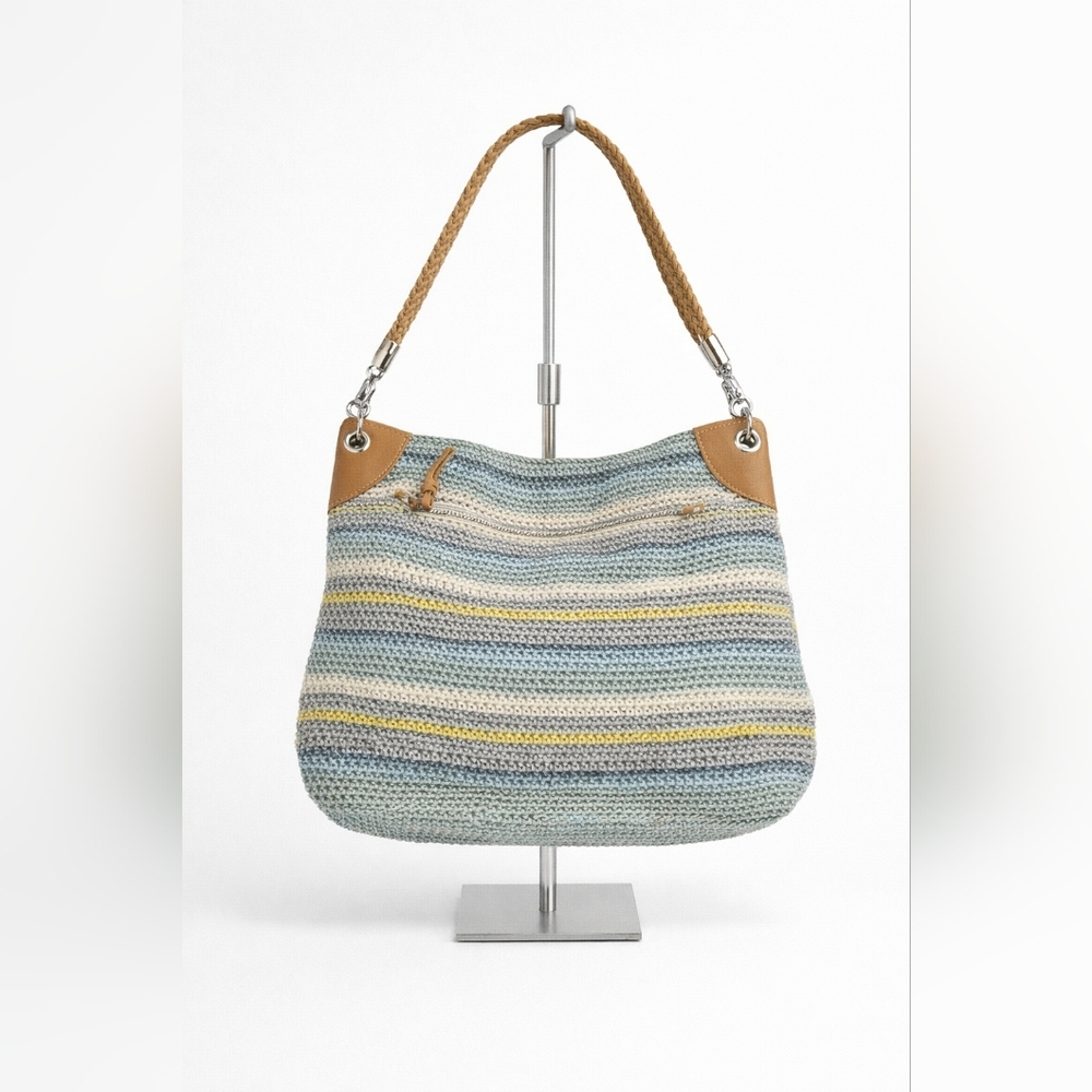 THE SAK Aqua Crean Knit Tote/Shoulder Bag - Picture 4 of 11